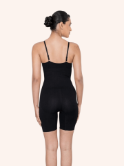 Mid Thigh Bodysuit - Body Shaper for Women, Black - Image 3