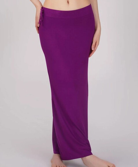 Purple saree shapewear