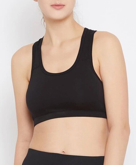 Sports bra black about